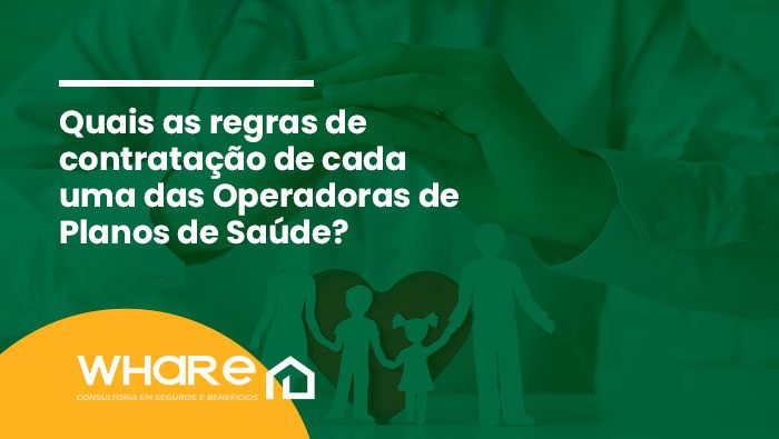 Imagem em tons de verde mostrando mãos de um médico protegendo figuras de uma família e um coração, simbolizando a proteção e o cuidado oferecidos pelos planos de saúde.