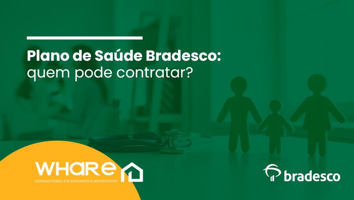 Plano de Saúde Bradesco: quem pode contratar? 1 Miniaturas de família sobre mesa com estetoscópio ao lado, em ambiente de consultório médico ao fundo.